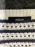 Aqua 100% Cotton Stripes Ivory Pullover Sweater Size L - photo 7