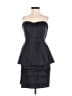 BCBGMAXAZRIA 100% Polyester Black Cocktail Dress Size 4 - photo 1