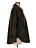 Madewell 100% Merino Plaid Brown Wool Coat Size M - photo 4