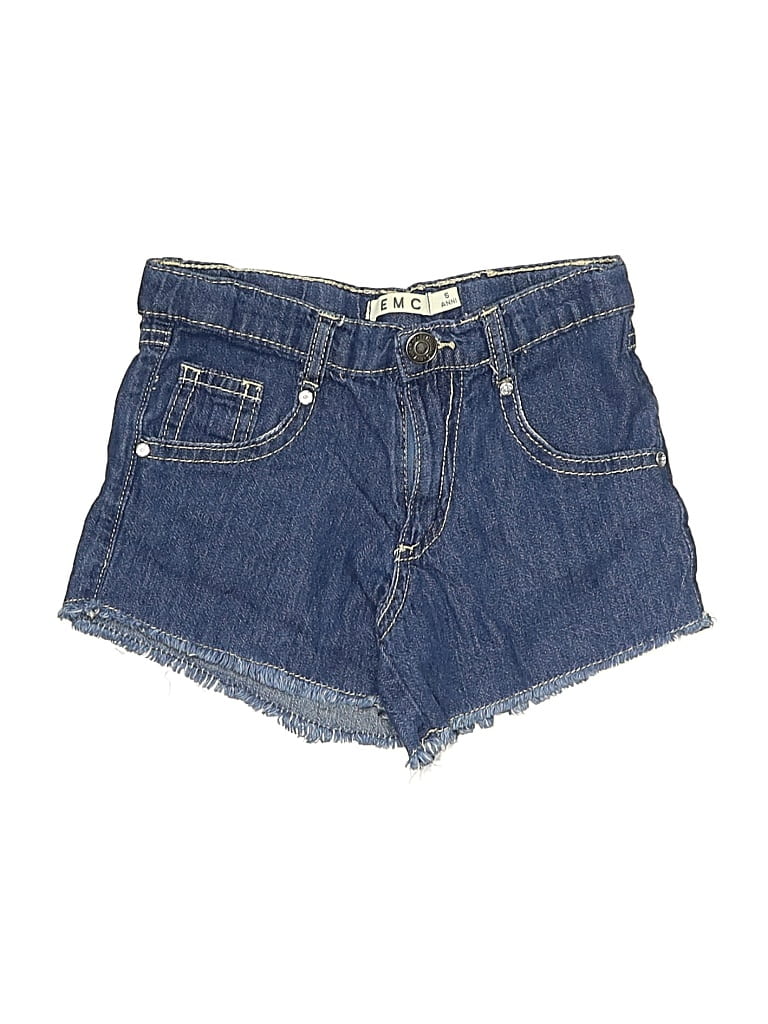 Pre-owned Assorted Brands Kids' Denim Shorts In Blue