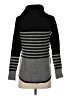 Cyrus Stripes Black Turtleneck Sweater Size XS - photo 2