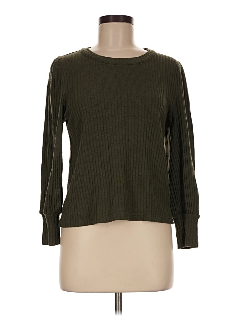 Pre-owned Madewell Pullover Sweater In Green