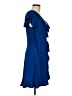 DressBarn Blue Cocktail Dress Size 8 - photo 4