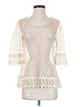 Red By Bke 3/4 Sleeve Top