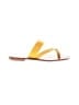 M. Gemi 100% Leather Yellow Sandals Size EU 35 - photo 1