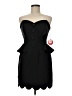 Eva Franco Black Cocktail Dress Size 6 - photo 1