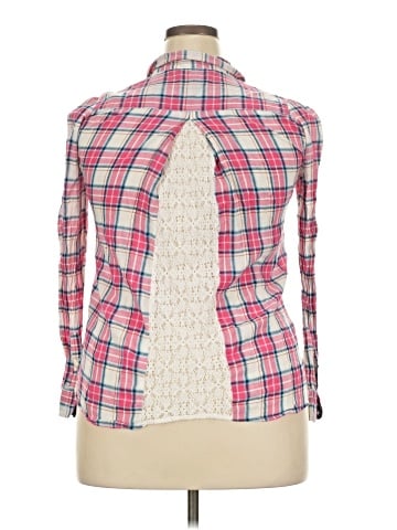 Isabella Sinclair Long Sleeve Button-Down Shirt (view 2)