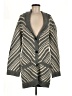Alice + Olivia Chevron-herringbone Gray Wool Coat Size M - photo 1