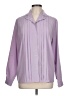 Claudia Richard 100% Polyester Purple Long Sleeve Blouse Size 12 - photo 1