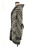 Alice + Olivia Chevron-herringbone Gray Wool Coat Size M - photo 5
