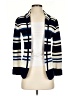 Ann Taylor Stripes Blue Coat Size XS - photo 1