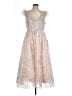 Mac Duggal Stars Silver Cocktail Dress Size 12 - photo 1