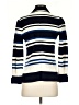 Ann Taylor Stripes Blue Coat Size XS - photo 2