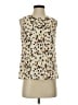 Shein 100% Polyester Ivory Sleeveless Blouse Size 4 - photo 1
