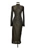 Ramy Brook Metallic Gray Cocktail Dress Size M - photo 1