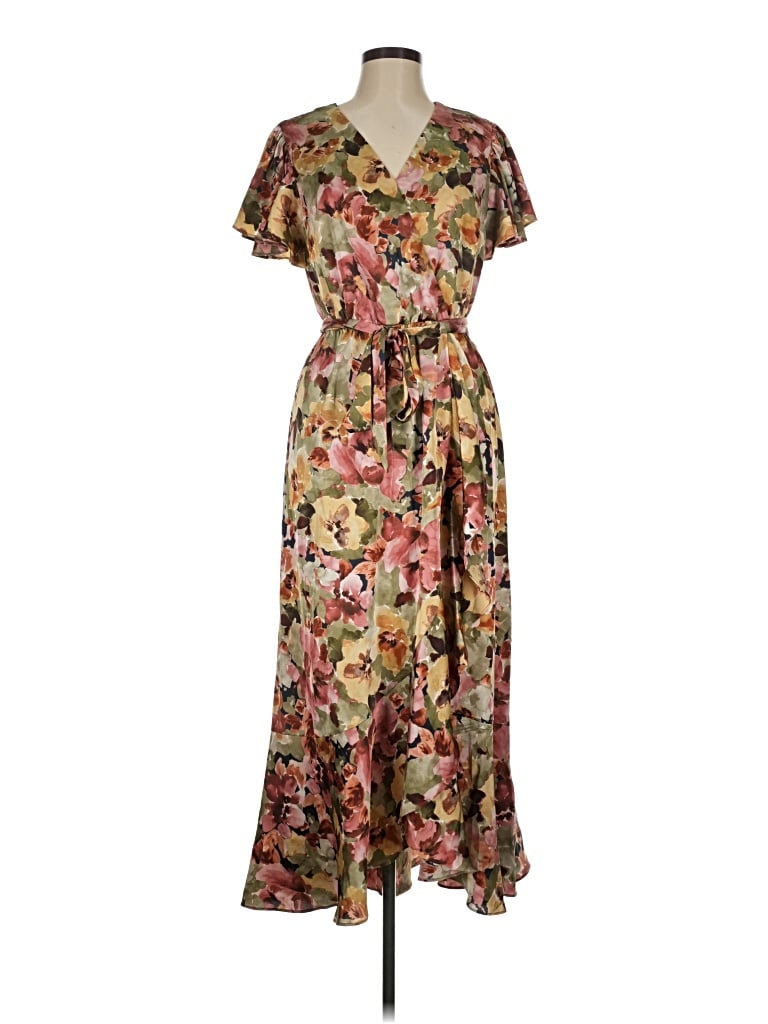 Pre-owned Nicole Miller Casual Dress In Brown