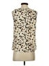 Shein 100% Polyester Ivory Sleeveless Blouse Size 4 - photo 2