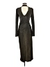 Ramy Brook Metallic Gray Cocktail Dress Size M - photo 2