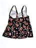 Lands' End Floral Black Swimsuit Top Size 16 - photo 2