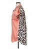 Umgee 100% Polyester Animal Print Pink Short Sleeve Blouse Size S - photo 5