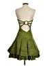 Cache 100% Polyester Green Cocktail Dress Size 4 - photo 2