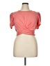A.L.C. 100% Cotton Orange Short Sleeve Top Size XL - photo 1