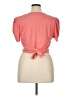 A.L.C. 100% Cotton Orange Short Sleeve Top Size XL - photo 2