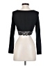 Shein Black 3/4 Sleeve T-Shirt Size XXS - photo 2