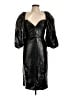ROTATE 100% Polyurethane Metallic Black Cocktail Dress Size EU 38 / US 8 - photo 1