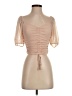 Emory Park Tan Short Sleeve Top Size S - photo 1