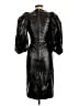 ROTATE 100% Polyurethane Metallic Black Cocktail Dress Size EU 38 / US 8 - photo 2