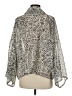 Chico's Silver Kimono Size Med - Lg - photo 2