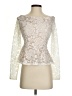 BCBGMAXAZRIA Ivory Long Sleeve Blouse Size S - photo 1
