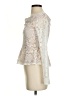 BCBGMAXAZRIA Ivory Long Sleeve Blouse Size S - photo 5