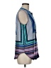 Brixon Ivy 100% Polyester Blue Sleeveless Blouse Size M - photo 4