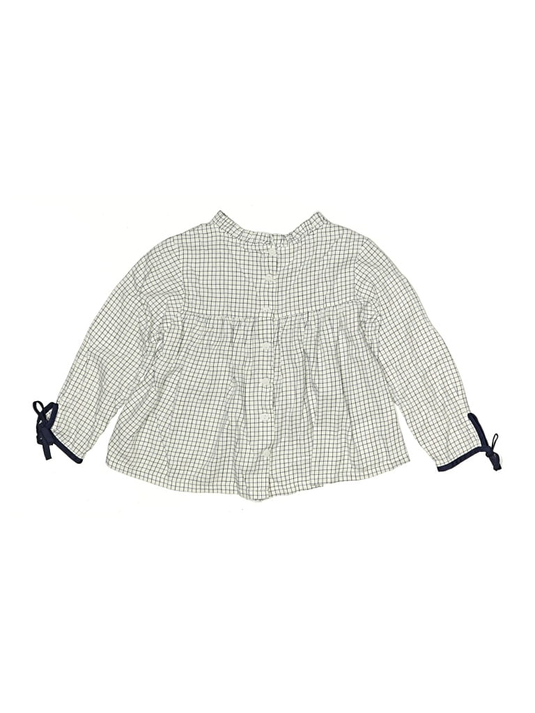 Pre-owned Bella Bliss Kids' 3/4 Sleeve Blouse In Blue