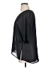 H&M 100% Polyester Color Block Black Short Sleeve Blouse Size 14 - photo 5