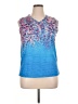 Unbranded 100% Polyester Blue Sleeveless T-Shirt Size XL - photo 1
