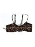 GOLDIE Animal Print Brown Swimsuit Top Size S - photo 2