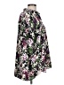 J.Jill 100% Polyester Floral Purple Long Sleeve Blouse Size L - photo 4