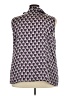 Fashion Bug 100% Polyester Purple Sleeveless Blouse Size 3X - photo 2