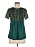 Unbranded Teal Short Sleeve Blouse Size M - photo 1