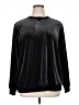 LOGO by Lori Goldstein Black Pullover Sweater Size XL - photo 1