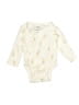 Assorted Brands Ivory Long Sleeve Onesie 3-6 MO / 6 MO - photo 1