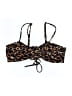GOLDIE Animal Print Brown Swimsuit Top Size S - photo 1