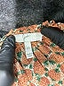 Joie 100% Silk Orange Short Sleeve Silk Top Size XS - photo 7