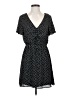 Blue Rain 100% Polyester Polka Dots Black Casual Dress Size S - photo 1