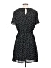 Blue Rain 100% Polyester Polka Dots Black Casual Dress Size S - photo 2