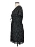 Blue Rain 100% Polyester Polka Dots Black Casual Dress Size S - photo 5