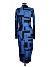 Shein Graphic Blue Cocktail Dress Size 12 - photo 2